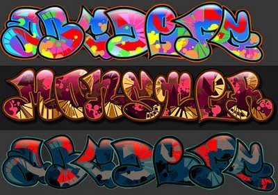 Graffiti Alphabet Bubble,Graffiti Alphabet