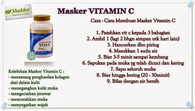 masker vitamin c shaklee