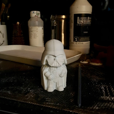 3D Printed cute Darth Vader via foobella.blogspot.com