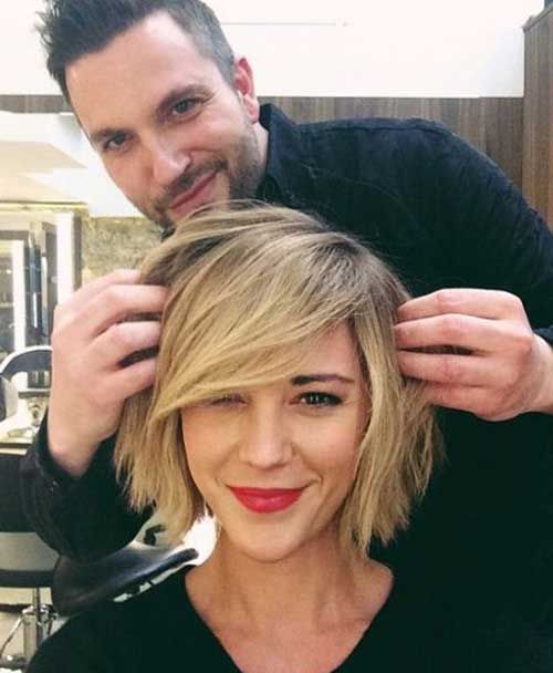15 popular short hairstyles for round face shape pretty haircut