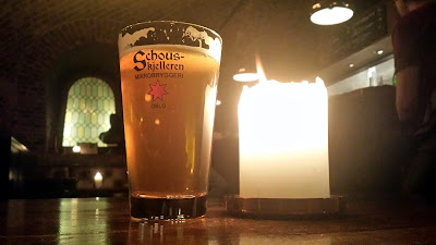 A glass of Schouskjelleren IPA!