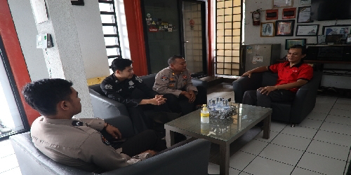 Sinergitas Dengan Media, Kasubbagrenmin Bidhumas Polda Banten Visit Media ke Radio Megaswara FM