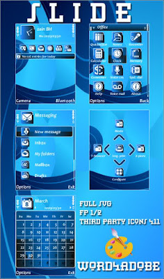 Slide by WorD4Adobe S60v3 theme