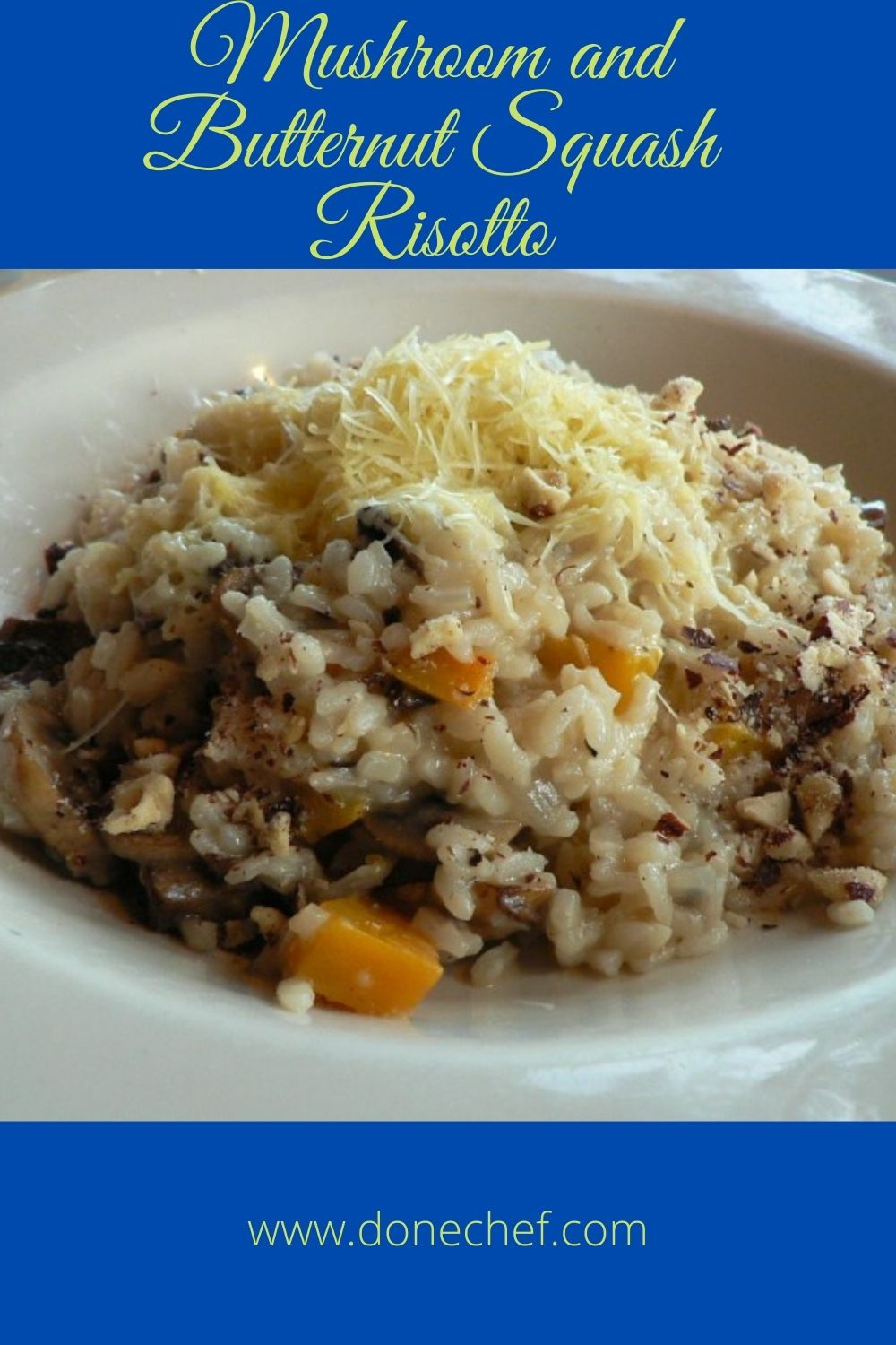 Mushroom and Butternut Squash Risotto