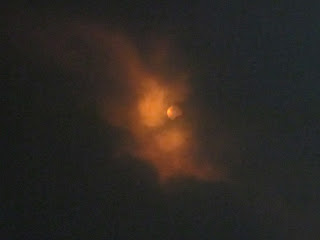 Solar Eclipse Through Eclipse Glasses.