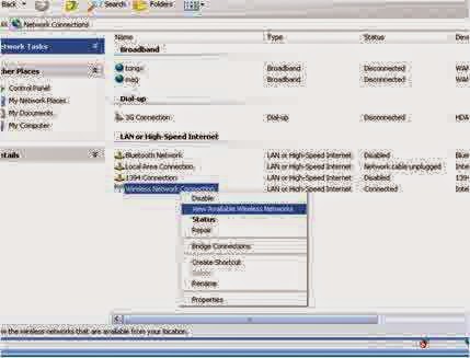 Cara Mengaktifkan Koneksi WiFi pada Windows XP