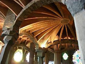 Crypt of Colònia Güell in Barcelona