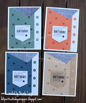 Hey Handsome Cardmaking Workshop Kit Project 2 variations