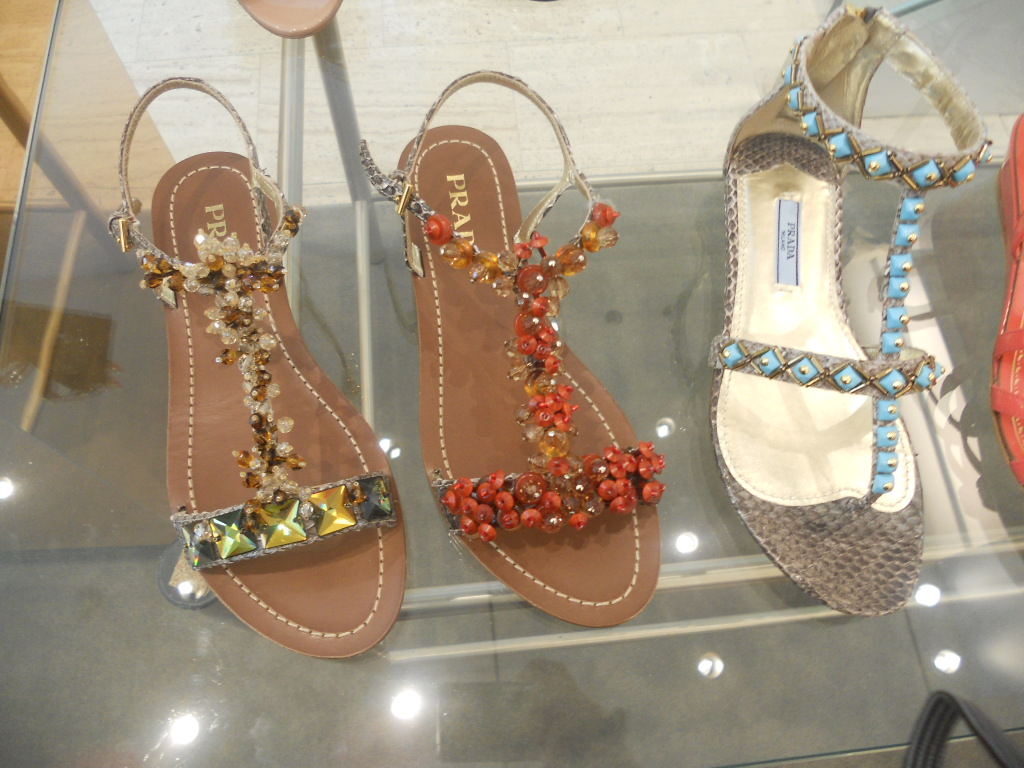 Prada Jewelled Sandals available at Holt Renfrew Canada.