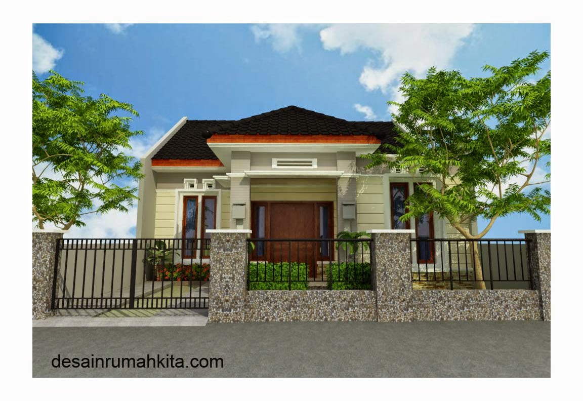 Denah Rumah Minimalis 1 Lantai Type 80 Desain Rumah Minimalis