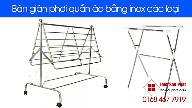 Cửa hàng bán giàn phơi quần áo bằng inox đẹp TPHCM