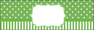 Green and Polka Dots: Free Printable Candy Bar Labels.