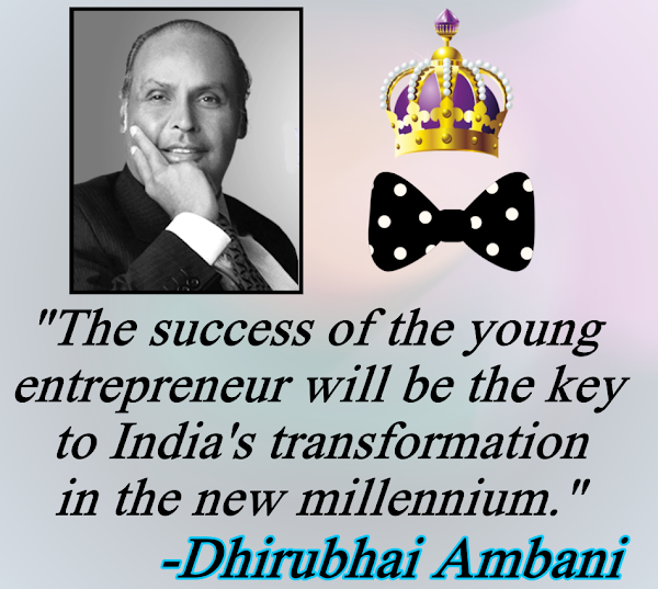 Encouraging Entrepreneur quote by dynamic Business Legend Dhirubhai Ambani Sir