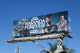 Black Panther Wakanda Forever movie billboard