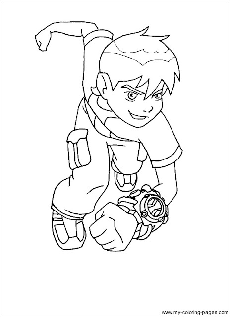 very best ben 10 coloring pages