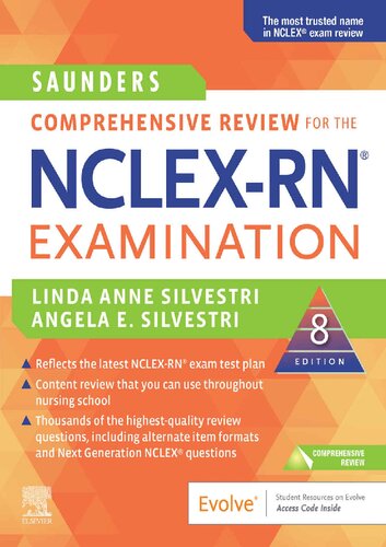 Download Saunders Comprehensive Review for the NCLEX-RN® Examination 8th Edition [PDF]