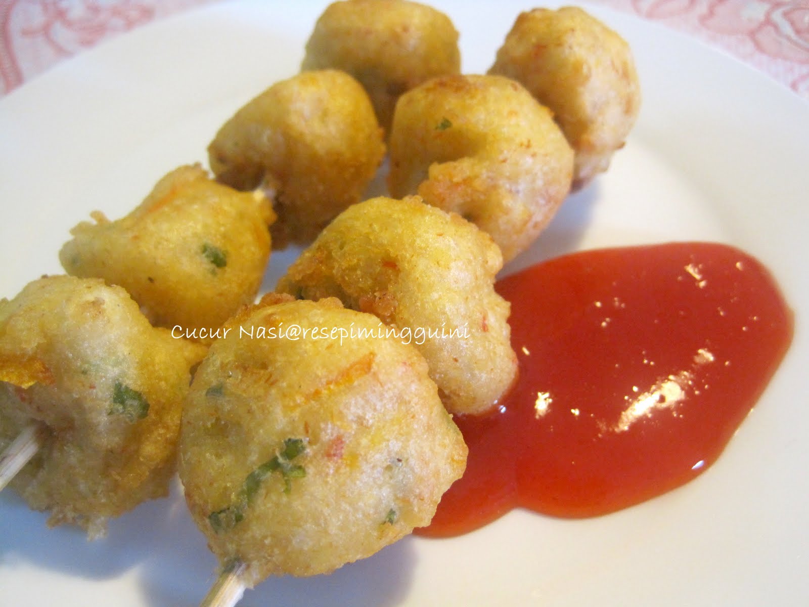 Cucur Nasi Ikan Bilis  Resepi Minggu Ini