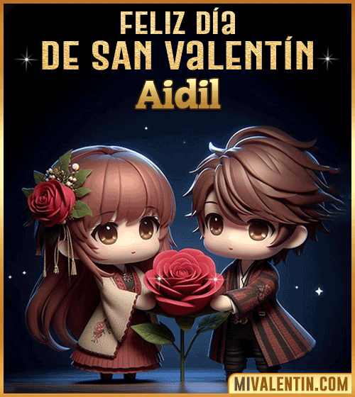Imagen Gif feliz día de San Valentin Aidil