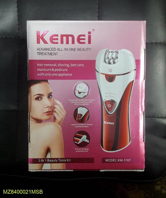 KEMEI 3 in One Hair Removal Machine, Markaz app, Hair Remover, Top, New ,