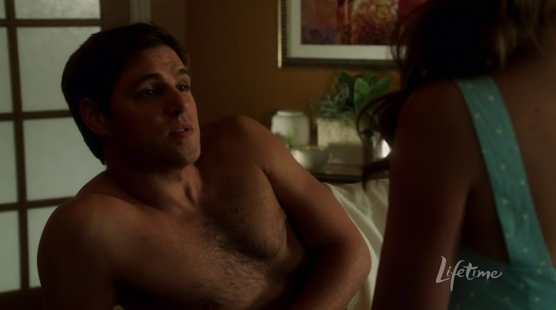 Sam Page Shirtless in The Client List s1e02