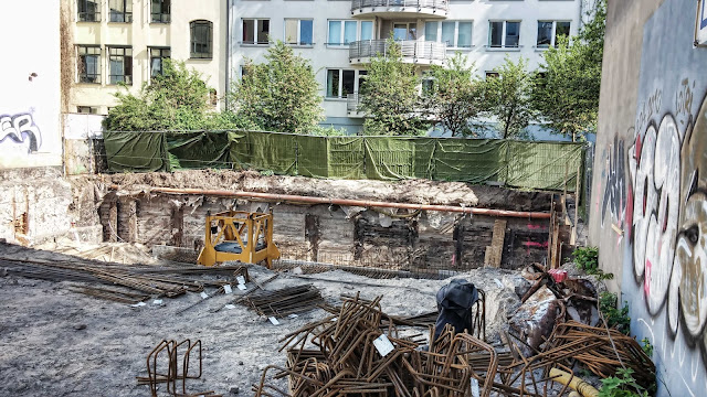 Baustelle Fundamentarbeiten, Große Präsidentenstraße 7, 10178 Berlin, 28.04.2014