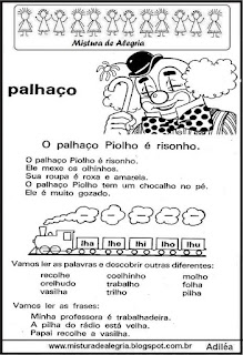 Leitura sobre palhaço circo