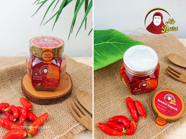 Sambal dibuat dari bahan premium dan fresh kemasan aman higienis