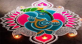 Happy Diwali rangoli designs