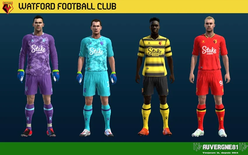 Kits Watford FC 2021-2022 For PES 2013