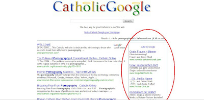 pub de google sur catholic google