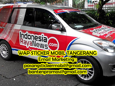 Pasang Stiker Mobil Jakarta: Tempat Branding Mobil Avanza 