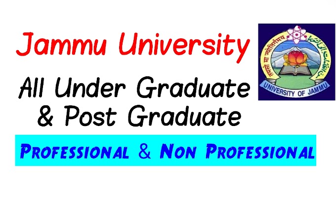 Jammu University UG  PG Regular Programs 2021 Full List  Check Now  JK Crown 
