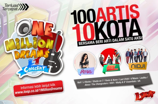 simPATI One Million Dream Concert Untuk Pendidikan Indonesia