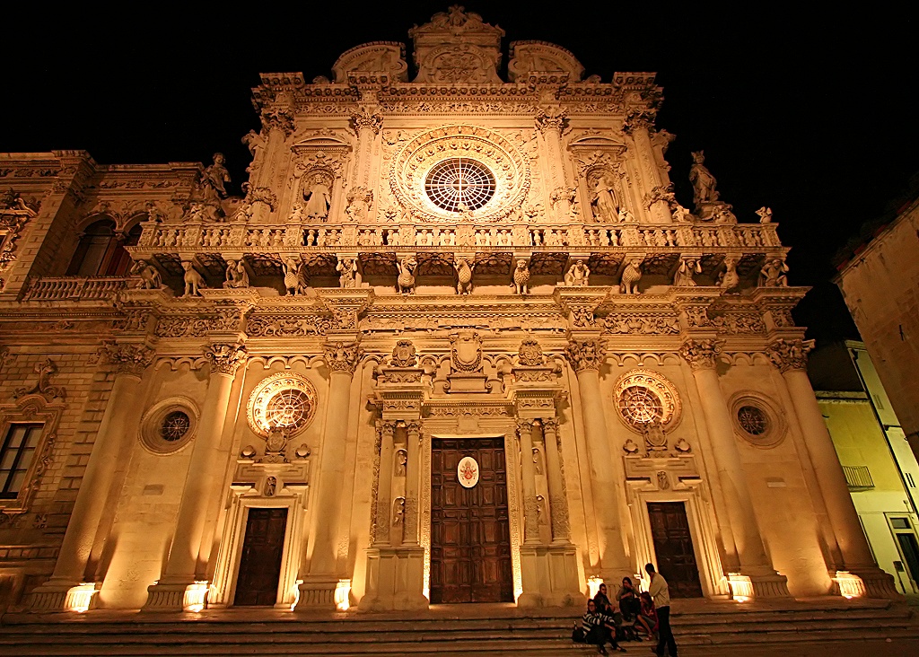 Terraqueoscopio: Basílica di Santa Croce en Lecce.