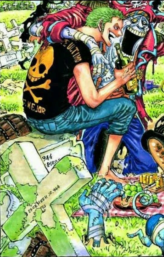 Color Spread (Cover) One Piece 784 Kematian Zombie 