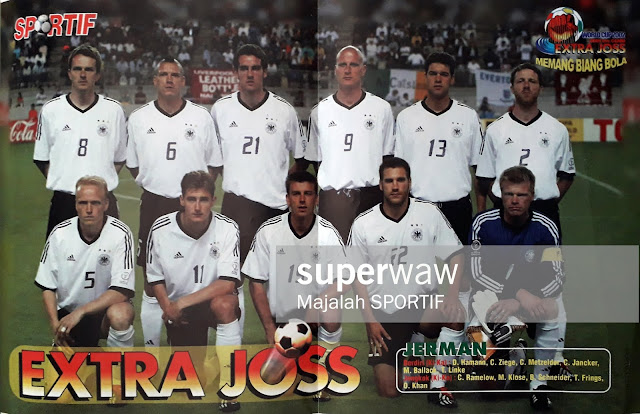 GERMANY TEAM SQUAD 2002 DEUTCHLAND