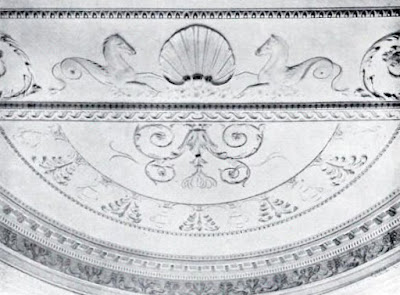Ceiling of the bay window in the Saloon, Hatchlands  from The architecture of Robert and James Adam by AT Bolton (1922)