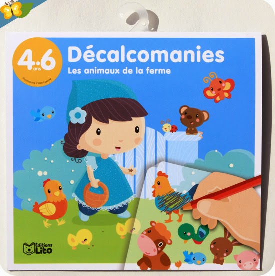 Mes premières décalcomanies, illustrations d'Elen Lescoat - éditions Lito