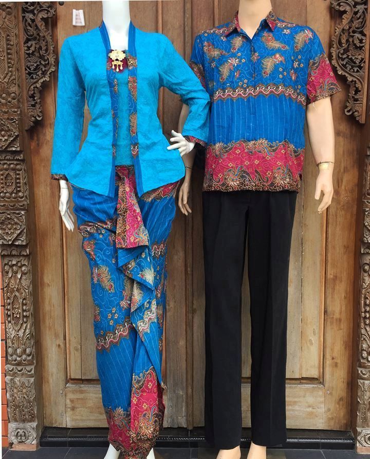  34 model baju kebaya batik couple modern untuk 