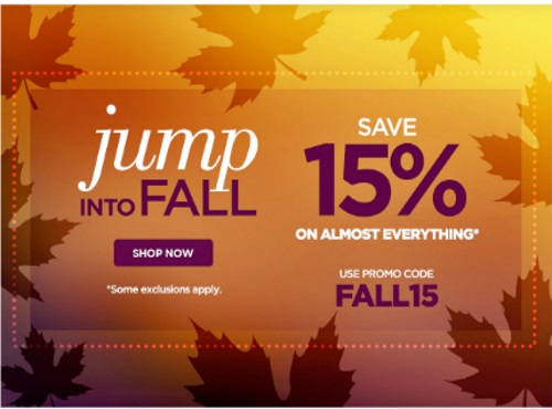 The Shopping Channel Jump Into Fall 15% Off Promo Code