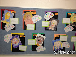 Multiple Intelligences, gwhizteacher, brain mapping, MI display board