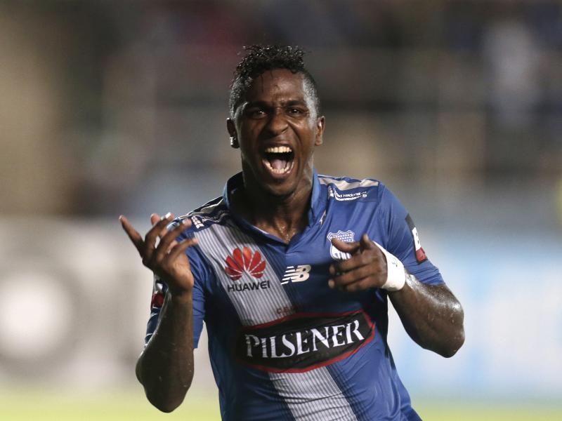 Miller Bolaños, con 16 goles es el máximo goleador de los equipos ecuatorianos en la Copa Sudamericana.