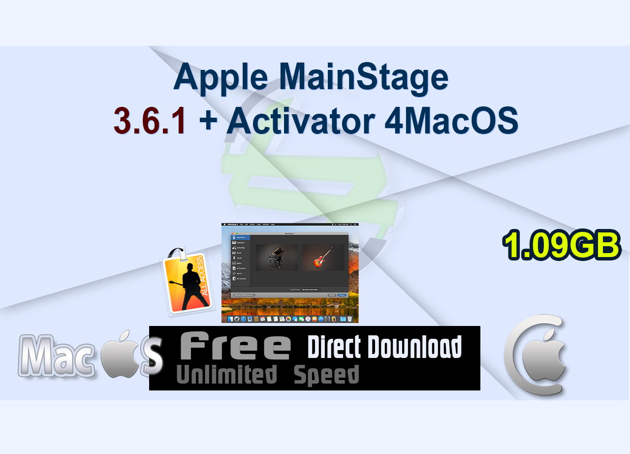 Apple MainStage 3.6.1 + Activator 4MacOS