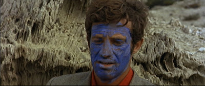 Jean-Paul Belmondo dans Pierrot, Le Fou de Jean-Luc Godard