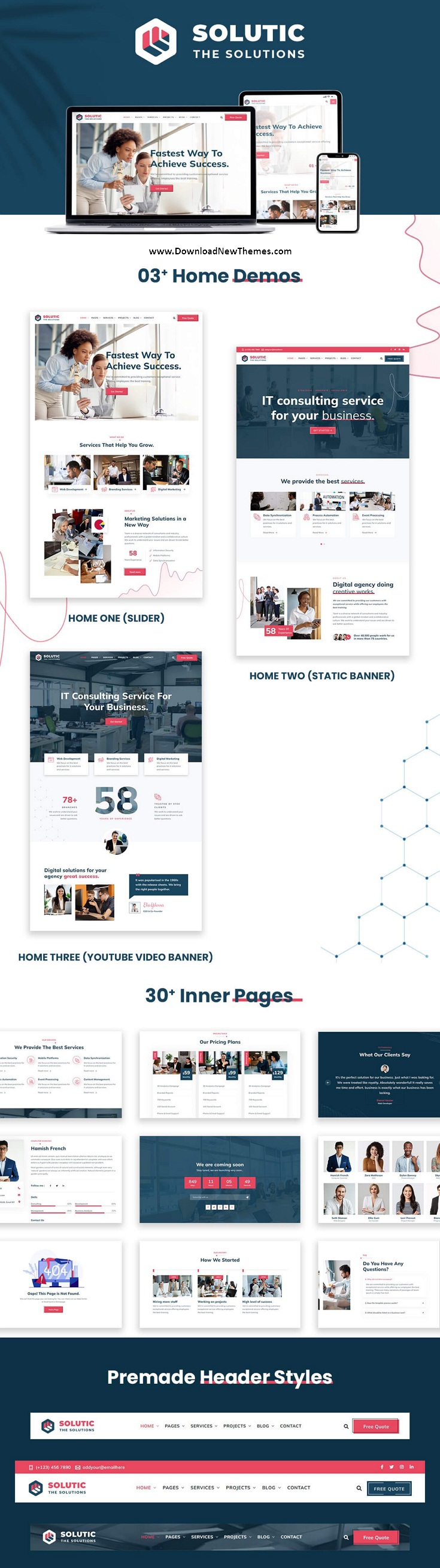 Solutic - IT Solutions and Services WordPress Theme Review