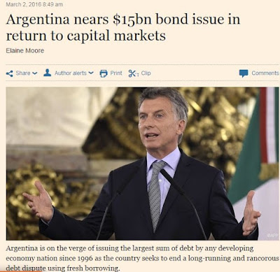 Duro editorial de Financial Times sobre el acuerdo con los buitres