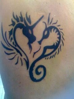 Dragon Heart Tattoo