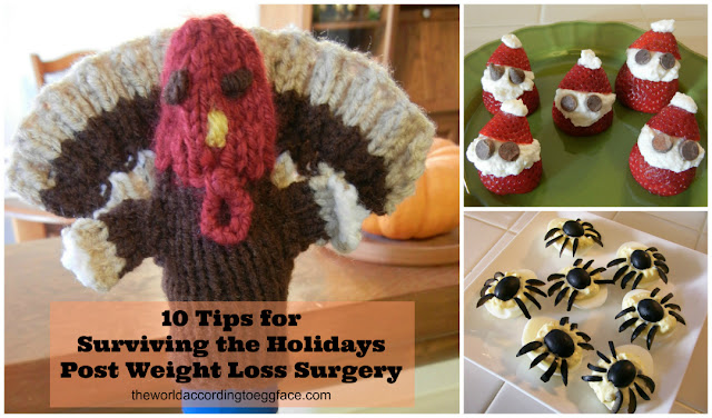 Halloween Thanksgiving Christmas New Years Bariatric Surgery Weight Loss Gastric Bypass Vertical Sleeve Recipes Tips Food Menus