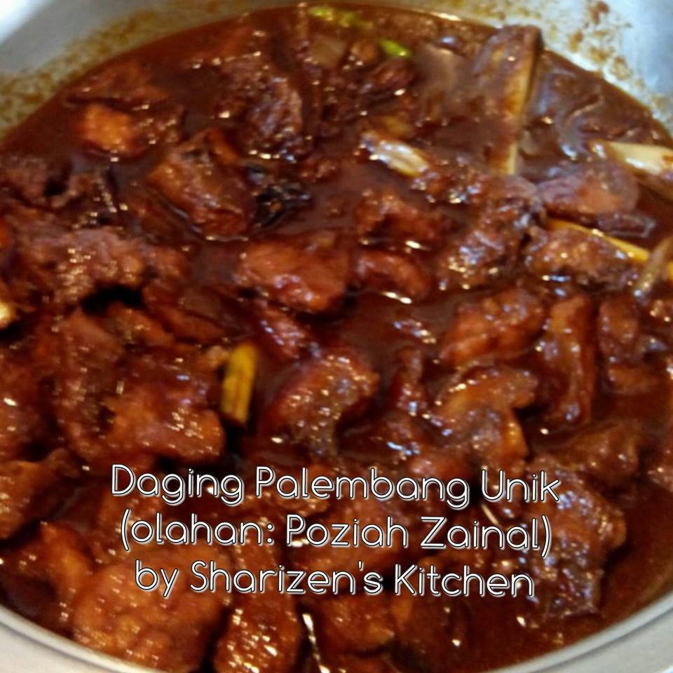 Sharizen Kitchen: DAGING PALEMBANG UNIK