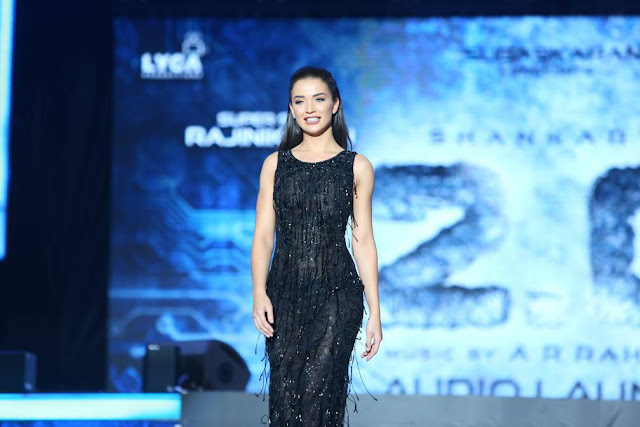 Amy Jackson Stills At Robo 2.0 Movie Audio Launch